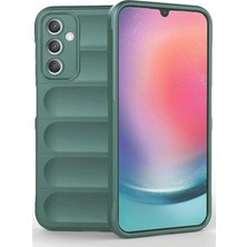 Renas Store Mey Ithalat®  Samsung A36 Kılıf Optimum Silikon - Koyu Yeşil