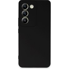 Renas Store Mey Ithalat®  Vivo V30 Lite 4g Kılıf First Silikon - Siyah