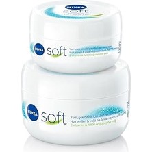 Renas Store Soft Nemlendirici El Yüz ve Vücut Bakım Kremi 100ML ve 300ML, Jojoba Yağı, E Vitamini, Pürüzsüz Cilt
