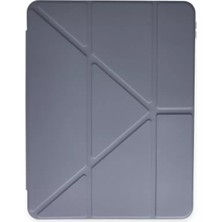 Renas Store Mey Ithalat®   iPad 10.2 (8.nesil) Kılıf Kalemlikli Mars Tablet Kılıfı - Lavender