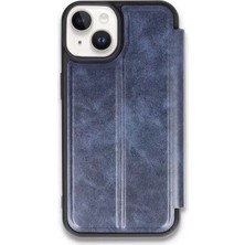Renas Store Mey Ithalat®   iPhone 15 Kılıf Flip Cover - Lacivert