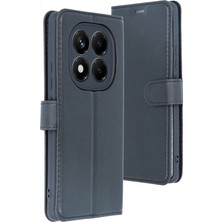 Renas Store Mey Ithalat®   Redmi Note 14 Pro 5g Kılıf Trend S Plus Kapaklı Kılıf - Siyah