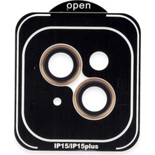 Renas Store Mey Ithalat®   iPhone 14 Pvd Metal Kamera Lens - Turuncu