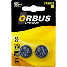 Renas Store Orbus CR2032 3 Volt Lityum Para Pil (2'li Paket Fiyatı)