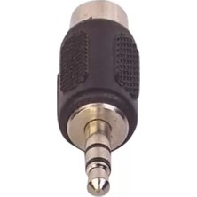 Renas Store 3.5 mm Stereo Erkek - 1 Rca Tos Dişi Çevirici Jack