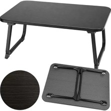 Renas Store Sunup SN-29692 Katlanabilir Laptop Masası ve Yatak Koltuk Üzeri Tepsisi Siyah 60X40CM