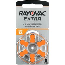 Renas Store Rayovac 13 Numara Kulaklık Pili 6'lı Paket