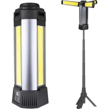 Renas Store Powermaster PM-24566 35 Watt USB - Type-C Girişli P50 ve Cob Ledli 3 Kanatlı Kollu Çalışma Lambası