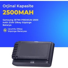 Ümit Maker Samsung JET90 Premıum 2500 Mah 21.6V Dikey Süpürge Batarya
