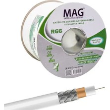 Renas Store Mag RG59 Fa Mini Dual Bitişik Kablo 100 Metre