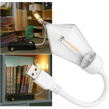 Renas Store Powermaster PM-25791 Esnek Gövdeli USB Günışığı Cob LED Edison Masa ve Kitap Okuma Lambası