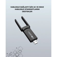 Renas Store Mey Ithalat® USB 3.0 Wireless Adaptör – 2.4ghz & 5ghz Destekli