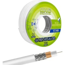 Renas Store Mag Rg6-U4 Ithal Anten Kablosu 100 Metre
