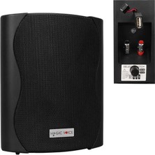 Renas Store Magicvoice F-LHY4S 4" (10 Cm) Hat Trafolu Duvar Tipi Sütun Hoparlör (10W Rms / 150W Peak - Mp3 USB Uyumlu) - Siyah