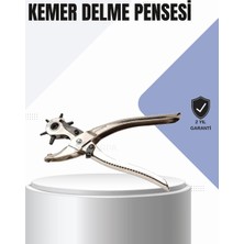 Renas Store Mey Ithalat® Kemer Delme Pensesi Çok Amaçlı 6 Farklı Delik Boyu Ayarlı Deri Delme Aleti
