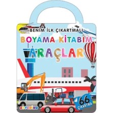Renas Store Benim Ilk Çıkartmalı Boyama Kitabım - Araçlar