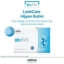Medizane Lookcare Sterivıs Hassas Göz Temizleme Mendili 10LU