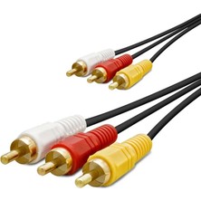 Renas Store 3rca Kablo Gold 10M Siyah HDX5057
