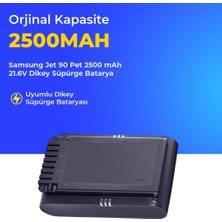 Ümit Maker Samsung Jet 90 Pet 2500 Mah 21.6V Dikey Süpürge Batarya