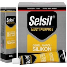 Renas Store Mey Ithalat® Selsil Genel Amaçlı Tüp Silikon 50 ml Beyaz