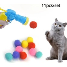 Renas Store Mey Ithalat® Peluş Top Atan Interaktif Kedi Oyuncağı