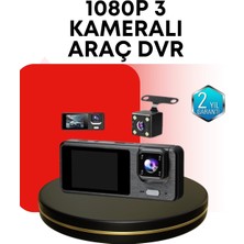 Renas Store Mey Ithalat® Araç Kamerası 3’lü Sistem | Full Hd, Sesli Kayıt ve Park Gözetimi