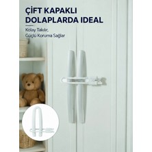 Renas Store Mey Ithalat® 4 Adet Çocuk Güvenlik Dolap Kilidi Dayanıklı ve Uzun Ömürlü Tasarım Yeni Nesil