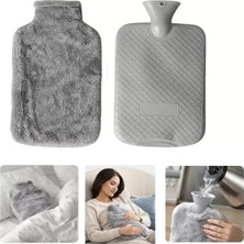 Renas Store Sunup SN-29909 Peluş Kılıflı Yumuşak Dokulu 30 cm 2000 ml Kapasiteli Sıcak Su Torbası