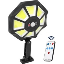 Renas Store Powermaster ZB-168B Kumandalı Sensörlü Beyaz Solar Aydınlatma
