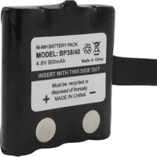 Renas Store Powermaster BP38/40 Nı-Mh 4.8 Volt 700MAH Cobra Telsiz Pili Şarj Edilebilir Şarjlı 4xaaa
