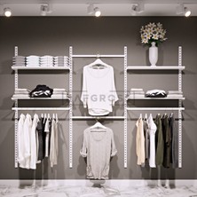 Mağaza Raf Sistemi-Butik Sistemi-Giyinme ODASI-RAF185X200