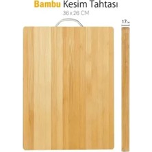 Renas Store Mey Ithalat® Metal Saplı Bambu Kesim Panosu
