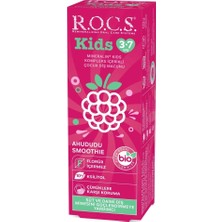 Renas Store Mey Ithalat®  .kids Ahududu Smoothie Tadında Florürsüz Diş Macunu 45 gr