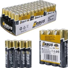 Renas Store Orbus ORB-LR03-4B 1.5V Aaa 60 Adet Alkalin Ince Kalem Pil