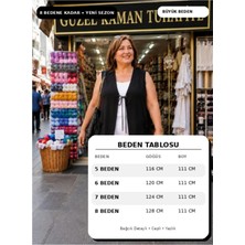 Sıla Büyük Beden Yelek Siyah File Tarzi Önden Baglamalı 1 Adet Kaliteli Kullanışlı Güzel Şık