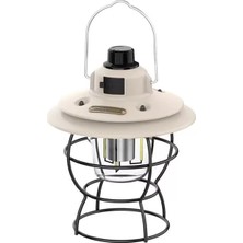 Renas Store Powermaster PM-16042 Retro Nostaljik Şarjlı Kamp Lambası Filament + Smd Ledli