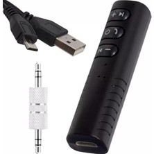 Renas Store Powermaster BT-801 Oto Araç Bluetooth Aux Müzik Alıcı Çevirici Kiti