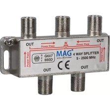 Renas Store Mag 5-2500 Mhz 1/4 Splitter