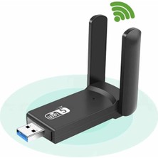 Renas Store Mey Ithalat® Wifi Alıcı Dual Band USB 3.0 Adaptör Kablosuz Windows 7/8/10/11