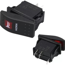 Renas Store Powermaster ﻿korna Sembollü Işıksız Yaylı 2 Pinli On-Off 12-24V Marin Switch