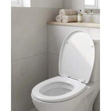 Renas Store Mey Ithalat® Dayanıklı Klozet Kapağı Universal Model Kolay Kurulum Hijyenik Banyo Ürünü