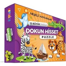 Renas Store Neşeli Hayvanlar - Dokun ve Hisset Puzzle