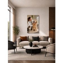 Zera Wall Mdf Tablo Veteriner Hekim, Sevimli Köpek ve Kedi – Veteriner Kliniği, Muayenehane ve Ofis Duvar Dekorasyonu