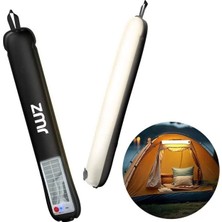 Renas Store Zmr ZMR-385 Katlanır Şişirilebilir Beyaz Ledli Aydınlatma Tüpü USB ve Güneş Enerjisi Şarjlı Armatür