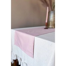 Kai Home Rosy Keten Runner Pembe