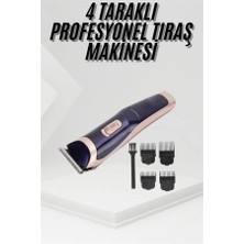 Renas Store Mey Ithalat® Tıraş Makinesi 4 Başlıklı Paslanmaz Çelik Bıçaklı Tüm Saç Tiplerine Uygun