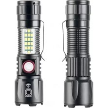 Renas Store 10W 1000 Lümen Şarjlı Metal El Feneri WS-2828