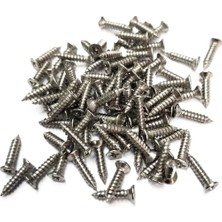 Renas Store Nikel 1000 Adet Klips Vidası 2,2x9,5 mm Yhb - Konik Başlı Kutu, Sandık, Ayak, Askı,  Mini Vida