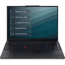 Lenovo Thinkpad E16 Gen 3 Amd Ryzen 5 220 48GB 2tb SSD 16" Wuxga Freedos Laptop, Notebook 21ST0058TX 006
