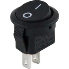 Renas Store Powermaster Mini Yuvarlak 2 Pin Işıksız On-Off Anahtar IC-134E